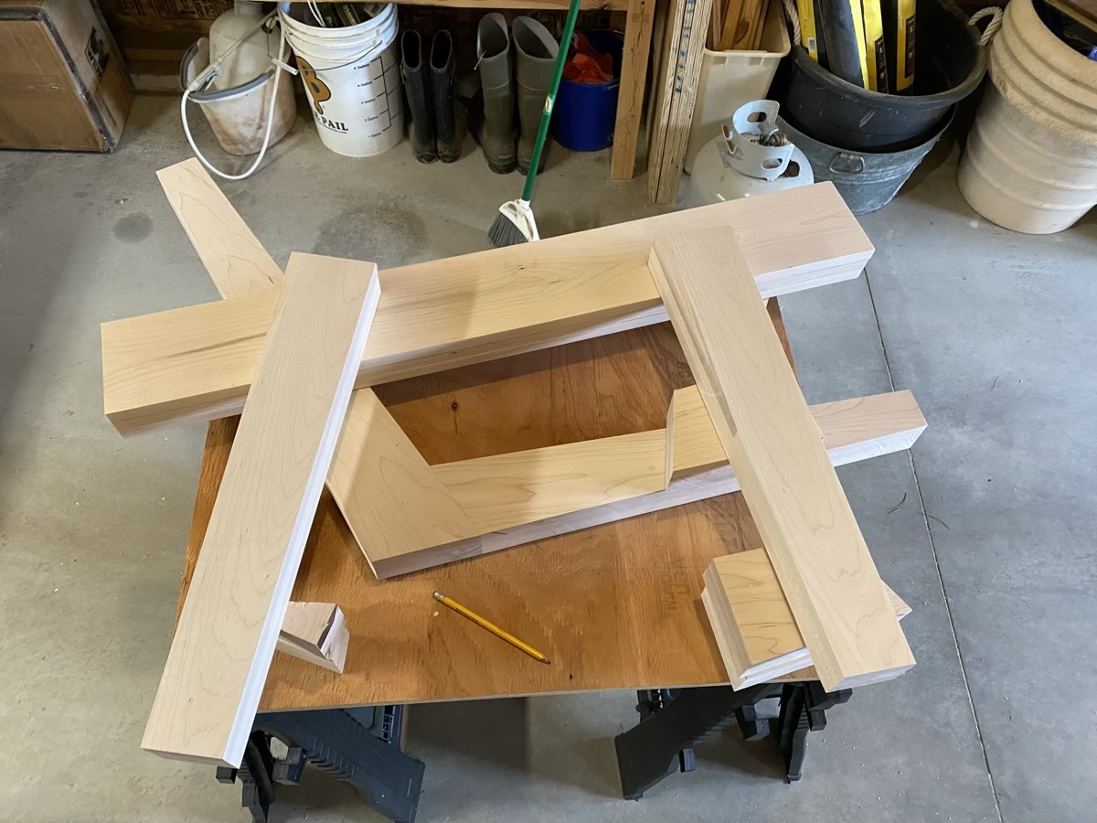 Layout out legs and arms